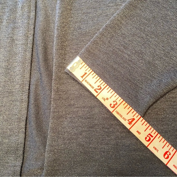 Boutique 1X Black Women’s Cardigan Sweater Open Front  Drop Shoulder Side Slits - Picture 11 of 11